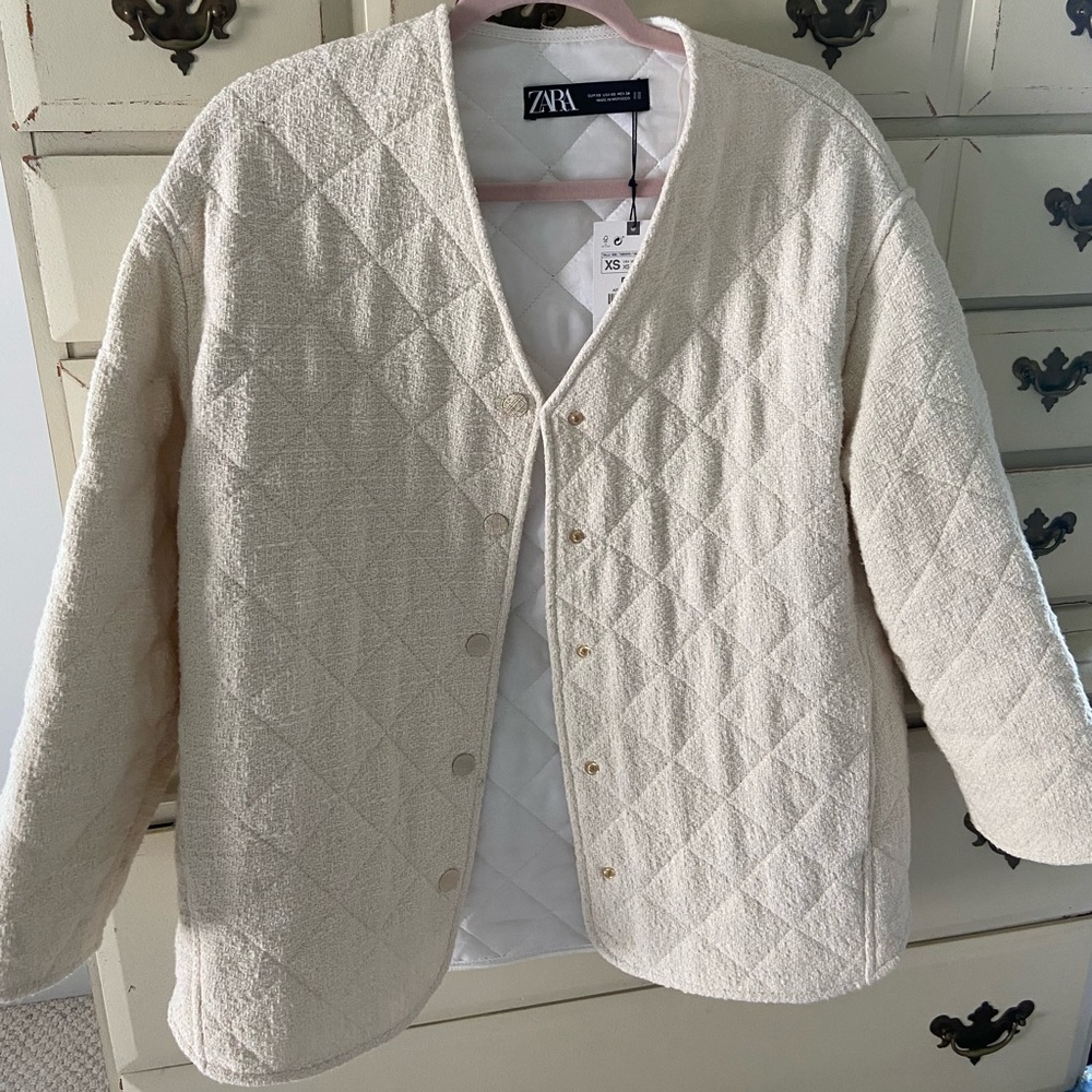 Zara White Coat